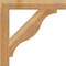 Ekena Millwork Funston Block Rough Sawn Bracket, Western Red Cedar, 4"W x 30"D x 30"H BKT04X30X30FST05RWR - alternate 3